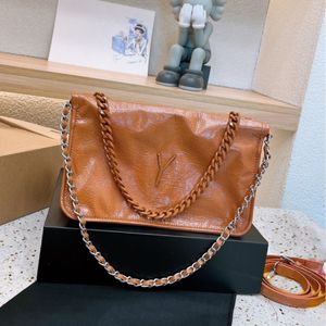 2023 Femme Sacs à bandoulière Sac de designer Sac à chaîne à bandoulière Mode Petit fourre-tout à rabat Lady Cross Body Long Strap Cuir 3 Couleur 5A