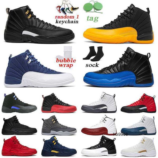 2023 zapatos de baloncesto para hombre 12s University Gold CNY Cherry Sample Indigo hombres entrenador deportivo zapatillas de deporte tamaño 7-13 Jordam JERDON