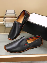 2023 hommes chaussures habillées de créateur fête de mariage en cuir véritable chaussure mâle marque affaires sans lacet mocassins décontractés taille 38-44