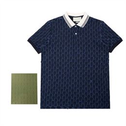 2023 Mens diseñador Polos marca bordado ropa hombres tela carta polo camiseta cuello casual camiseta camiseta tops