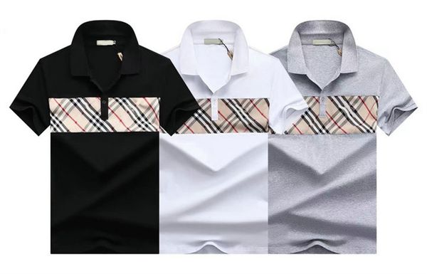 Diseñador para hombre Polos camiseta Marca caballo pequeño Cocodrilo Bordado ropa hombres tela carta polo camiseta cuello camiseta casual camiseta tops ropa camiseta ropa