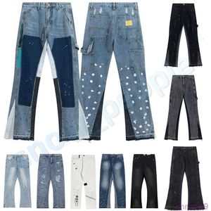 2023 Designers pour hommes concepteurs hip hop jeans épissés en slim en détresse en dégustation pantalon denim en denim pantalon lavé Topweater en gros 9xi6 9xi6 b4lx