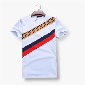 2023 Herenontwerpers T-shirt Fashion Men S Kleding Zwart F Letter Afdrukken Witte T-stukken Korte mouw Dames Casual Hip Hop Streetwear Shirts Aziatische maat M-3XL