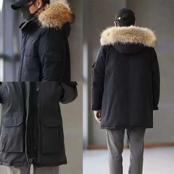 2023 Hommes Doudounes Veste Homme Extérieur Hiver Jassen Vêtements D'extérieur Grande Fourrure À Capuchon Fourrure Manteau Doudoune Manteau Hiver Parkas Canadiens 178