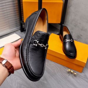 2023 Mens Dress Shoes Classic Moccasins Casual Loafers topkwaliteit zakelijk kantoor Oxfords merkontwerper platform schoenen maat 38-44