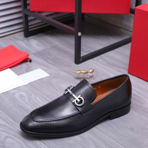 2023 Mens Dress Shoes Handmade Echt lederen trouwkantoor Flats mannelijke klassieke merkontwerper formele schoenen maat 38-44