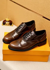 2023 hommes élégant concepteur de mariage robe de soirée chaussures mâle marque affaires décontracté Oxford chaussures en cuir véritable appartements taille 38-45