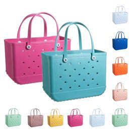 2023 Mens Fashion Bogg Bag Organisateur de luxe en plastique PVC Panier étanche Sacs de plage Sacs à main fourre-tout pour femmes Sacs CrossBody Designer Embrayage Grand sac de rangement