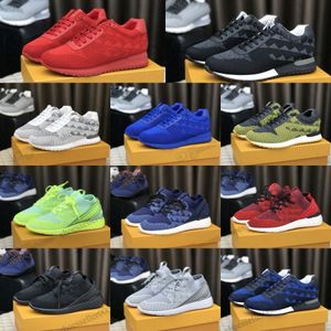 2023 Heren Fastlane Casual Schoenen VNR Sneakers Sport Outdoor Luxe Designer Trainer Zwart Blauw Run Away Trainer Patroon Zachte gebreide schoenen