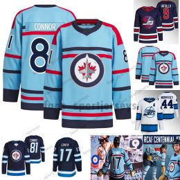 2023 Heren Honor RCAF Centennial Winnipeg Adam Lowry Jet Jersey Laurent Brossoit Hellebuyck Brossoit Stanley Schmidt Morrissey Namestnikov D