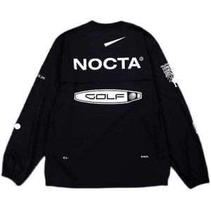 2023 Sudaderas con capucha para hombre Versión estadounidense Nocta Golf Co Branded Draw Transpirable Secado rápido Ocio Deportes Camiseta Manga larga Diseño de flujo de marea Ropa de secado rápido Un nicho