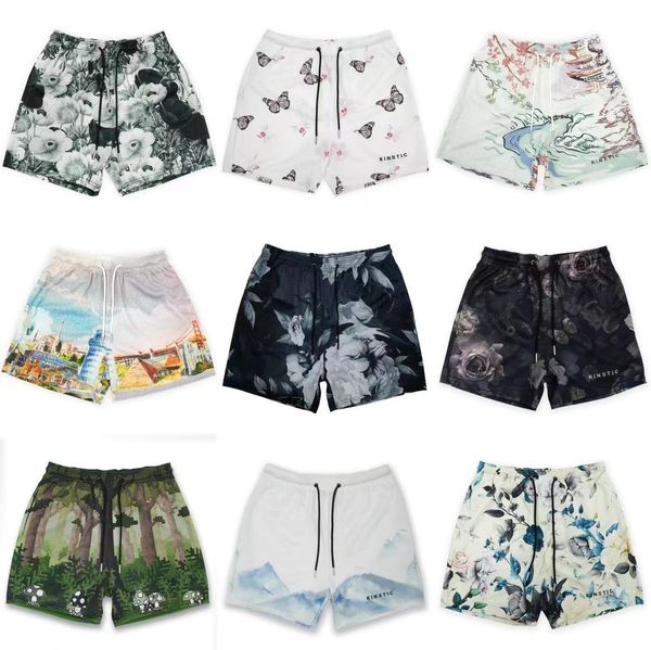 2023 Mens KINETIC Marque de mode Printemps et été Nouveaux sports Fitness Running Basketball Quarter Shorts Séchage rapide Tendance Womens Short