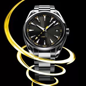 2023 Mens Luxurys Montre World Time James Bond 007 Hommes Montres automatiques Gauss Mouvement mécanique Skyfall Montre Montres-bracelets en acier297A