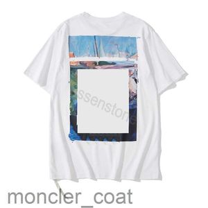 2023 Heren offs T-shirts Zomer Dames Ontwerpers T-shirts Losse T-stukken Merken Tops Man S Casual Shirt Luxe Witte Kleding Straatkleding MAAT S-XXL