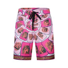 2023 Heren Shorts Pant Classic Street Sweatpants Basic Zipper Pocket Dubbele haak paar Nylon Rome zacht en ademend Summer Beach Short#05