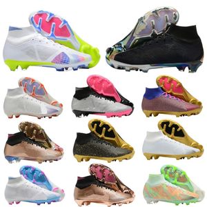 2023 zapatos de fútbol para hombre Superfly IX 9 360 Elite FG mujeres niños botas altas tacos de punto impermeable jóvenes US6.5-11