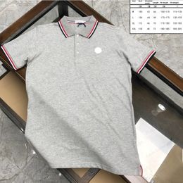 2023 Mens estilista polos marca de lujo para hombre diseñador polo camiseta verano moda transpirable manga corta solapa casual top L5IS