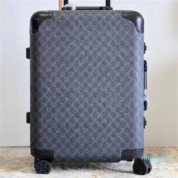 2023-mens valise à roulettes ensembles sacs designer psychédélique grandes valises pour hommes femmes chariot