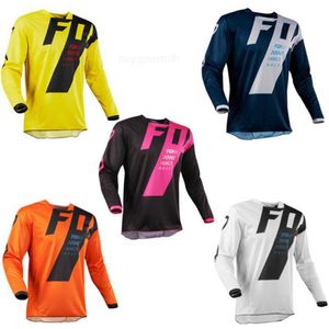 2023 Heren T-shirts Fox Hpit Fietsen Pak Lange Mouw Top Lente Snelheid Vertraging Mountainbiken Vochtafvoerend