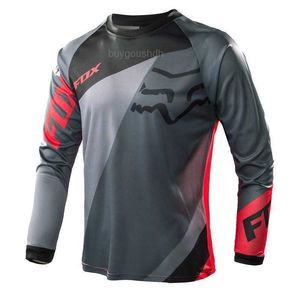 2023 Camisetas para hombre Fox Venta de traje de reducción de velocidad Dry Mountain Ciclismo Verano Off-Road Motorcycle Racing Manga larga Mjua