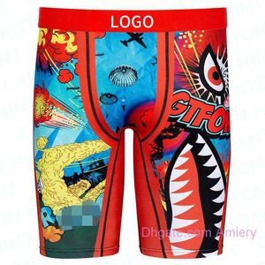 2023 Heren Ondergoed Boxer Shorts Onderbroek Branded Mannen Sport Ademend Gedrukt Ondergoed Mannelijke Sexy Boxers Slips Met Zakken