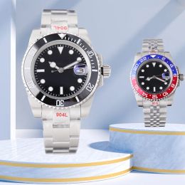 2023 Mens Watch Designer Luxury Watches Business Haute Qualité 40mm Automatique Saphir 2813 Mouvement 904L Acier Inoxydable Bracelet Vert Noir Cadran Étanche