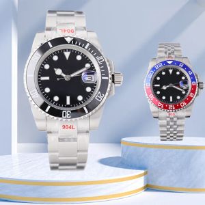 2023 herenhorloge ontwerper luxe horloges zakelijk hoge kwaliteit 40 mm automatische saffier 2813 beweging 904L roestvrij stalen horlogeband groene zwarte wijzerplaat waterdicht
