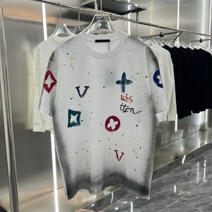 2023 Heren Damesontwerpers T Shirts Losse T -stukken Mode Brands Tops Man S Casual Shirt Luxurys Clothing Street PoloS Shorts Sleeve kleren zomer