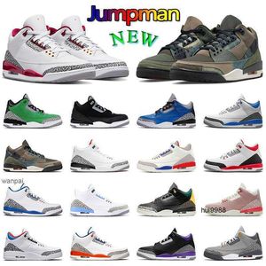 2023 Hommes Femmes Jumpman Basketball Chaussures Cardinal Rouge Cool Gris Réfléchissant Patchwork Armée Vert Noir Chat Rouille Rose Designger BasketsJORDON JORDAB