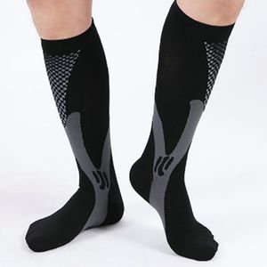 2023 Mens damespoot Ondersteuning stretch compressie sokken onder knie sokgeschenken voor mannen mode A2