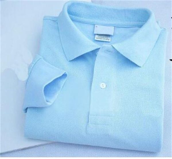2023 Mens Womens Polos Shirt Top bordado de cocodrilo de manga larga de algodón Jerseys Ventas de ropa de varios colores tamaño camisetas femeninas slim fit polos