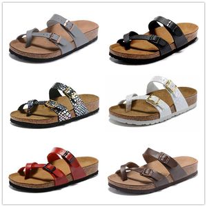 2023 Hombres para mujer Verano Corcho Zapatillas de moda Zapatos Sandalias de playa Fondos gruesos Zapatos casuales antideslizantes Huaraches Mocasines Zapatillas Chanclas Zapatos con suela de madera 34-46