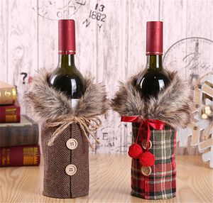 2023 Merry Christmas Ornaments Christmas Gift Wine Bottle Cover Toy home Decorations christmas decoration supplies