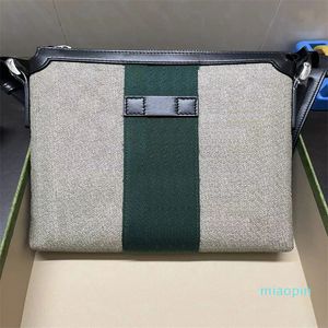 2023 Messenger Bag de alta calidad Bolsa de diseño de lujo Material de lona avanzada Bolsa de mensajero pequeño