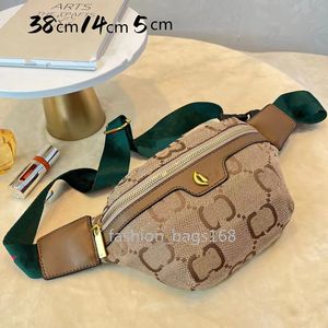 2023 Bolsas de mensajero Diseñador Bolsas de cintura Moda Impresión completa Clásico Mujeres Hombres Elegante Cinturón ajustable Bolsa Hombre Street Style Fanny Cinturas