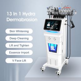 2023 Microdermabrasion Hydra Facial Auqa Eau Nettoyage en profondeur RF Lifting Soins de la peau Visage Spa Machine Serrage Équipement de salon de beauté