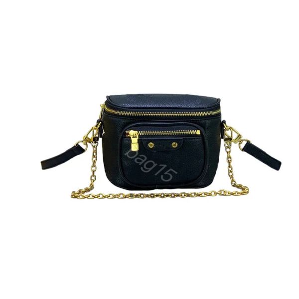 2023 Mini Bumbag Designer Sac à taille Fanny Pack 10a Miroir Brown Flower Mens Sacs Cuir Crossbody Pourse Messenger Bum Sac Hen Men de moule en cuir Portefeuille de mode