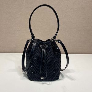 Mini sac seau en cristal pour femmes, sac à bandoulière tendance, sac à main tendance, 2023