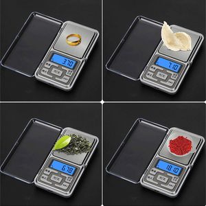 2023 Mini Elektronische digitale schaal Keukenschalen Diamant sieraden Wegen Balans Pocket Gram LCD Display Scales 100G/0,1 g 200 g/0,01 g 300 g/0,01 g 500 g/0,01 g dropshipping