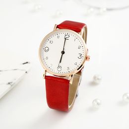 2023 Minimalistische mode Girl Watch Student Watch Dames Watch Quartz Hand Watch Gift Birthday Festival-A