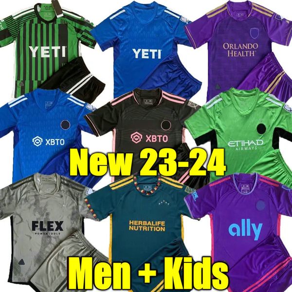 2023 MLS LA FC Soccer Jerseys Kid Kit gardien de but Orlando New York Seattle Sounders Portland Charlotte Atlanta D.C. United 23 24 Football Shirt City Uniforme Toronto
