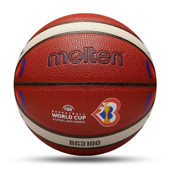 2023 Molten Original Basketball Ball Tamaño 765 PU de alta calidad Resistente al desgaste Entrenamiento de partidos al aire libre Interior Hombres Basketbol Topu 231229