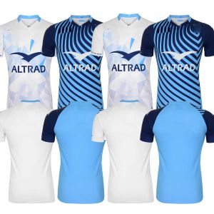 2023 MONTPELLIER Rugby Jerseys HOME / AWAY - MAILLOT DE RUGBY HOMME Montpellier Bleu Blanc 21 Taille S-5XL Imprimer Chemises de rugby de qualité supérieure pour hommes