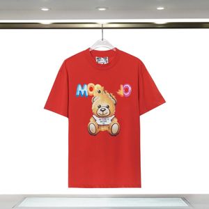 2023 Moschino Designer T-shirt en coton pour femmes de haute qualité T-shirt à manches courtes à col rond pour hommes et femmes T-shirt à manches courtes à manches courtes en vrac T-shir m7pC #