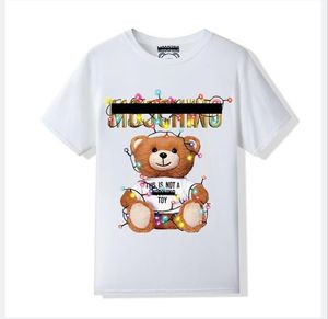 2023 Moschino Designer hoogwaardig dames katoenen T-shirt heren- en damesstijl ronde hals T-shirt met korte mouwen fashion print los T-shirt met korte mouwen moschino b2