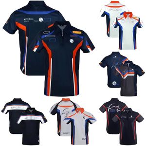 2023 Moto Racing Sports Polo T-shirt T-shirt d'été Équipe de moto T-shirt respirant Maillot de motocross Hommes Chemise surdimensionnée Hauts