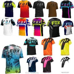 2023 Motocross Mountain Enduro Fiets Kleding Fiets Moto Downhill T-shirt Hpit F Vrouwen Mannen Wielertrui MTB Shirts BMX