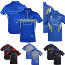 2023 Motorfietsraces Brand Summer Moto Team Polo Shirt Heren Cross-Country Riding Downhill T-Shirt Motocross Jersey Tops