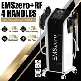 2024 MSzero Nueva actualización Estimulador de desarrollo muscular Artículos de belleza Quema de grasa muscular EMSzero 2/4 mango Máquina de belleza con almohadillas de estimulación pélvica rf