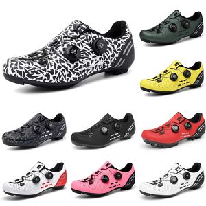 2023 Multi-color casual resistentes al desgaste y transpirables zapatos de ciclismo hombres Negro Rojo Blanco Gris Verde Amarillo Rosa para hombre zapatillas deportivas al aire libre